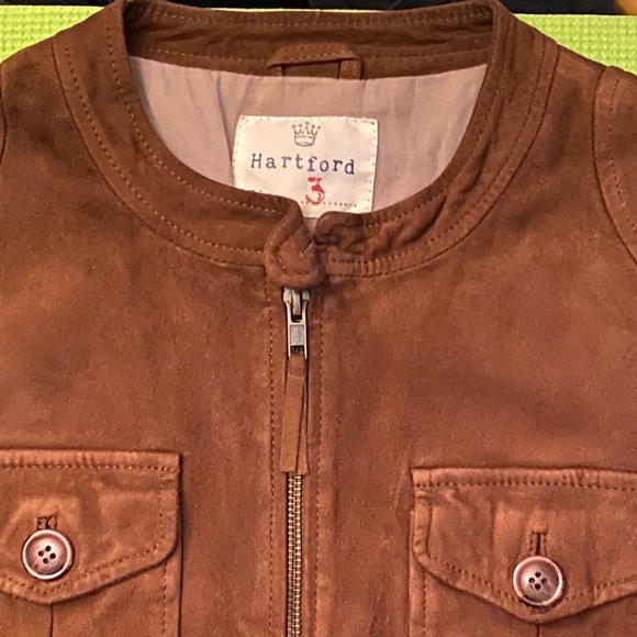 Suede utility jacket - Picture 1 of 3